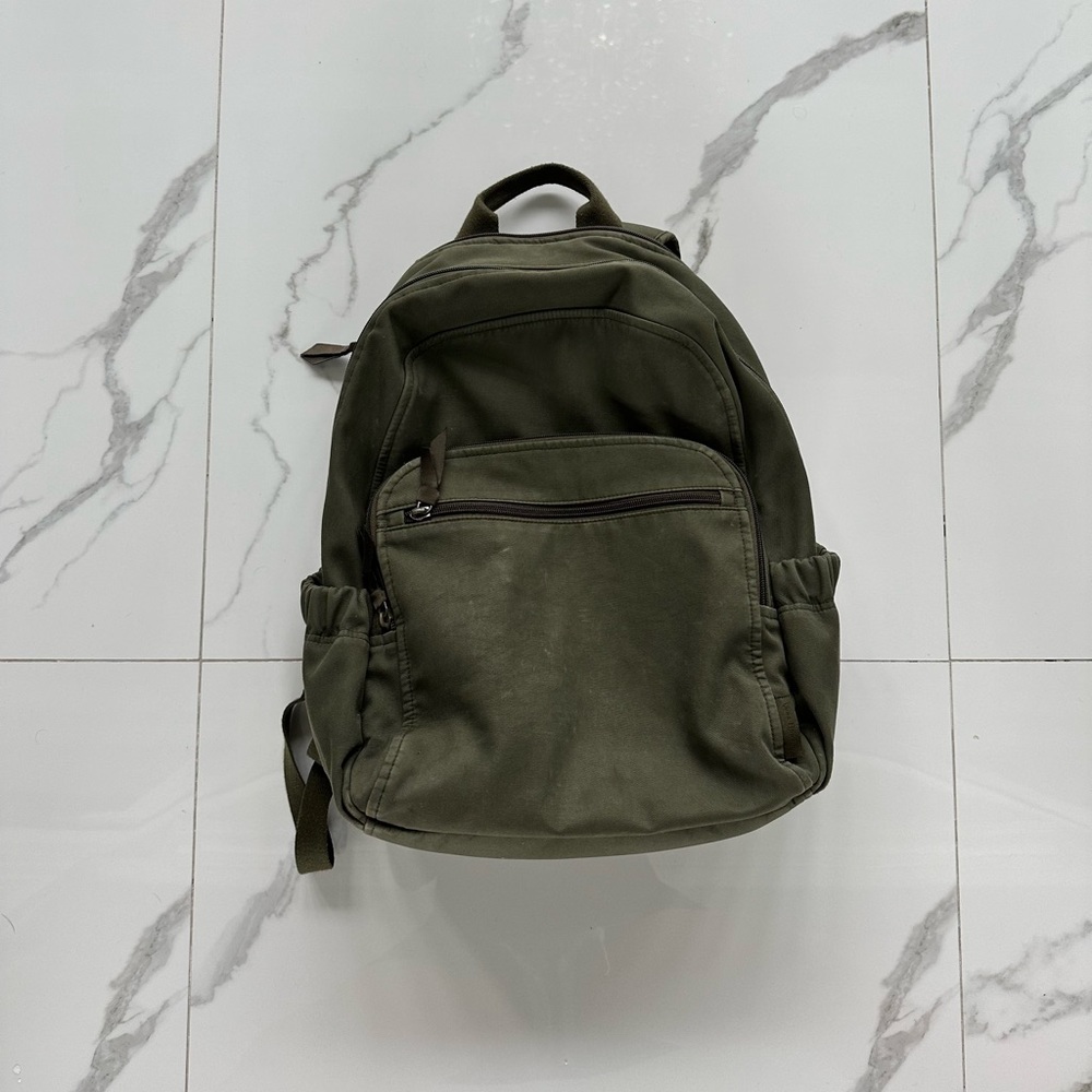 Vera Bradley XL Campus Backpack in Climbing Ivy Green